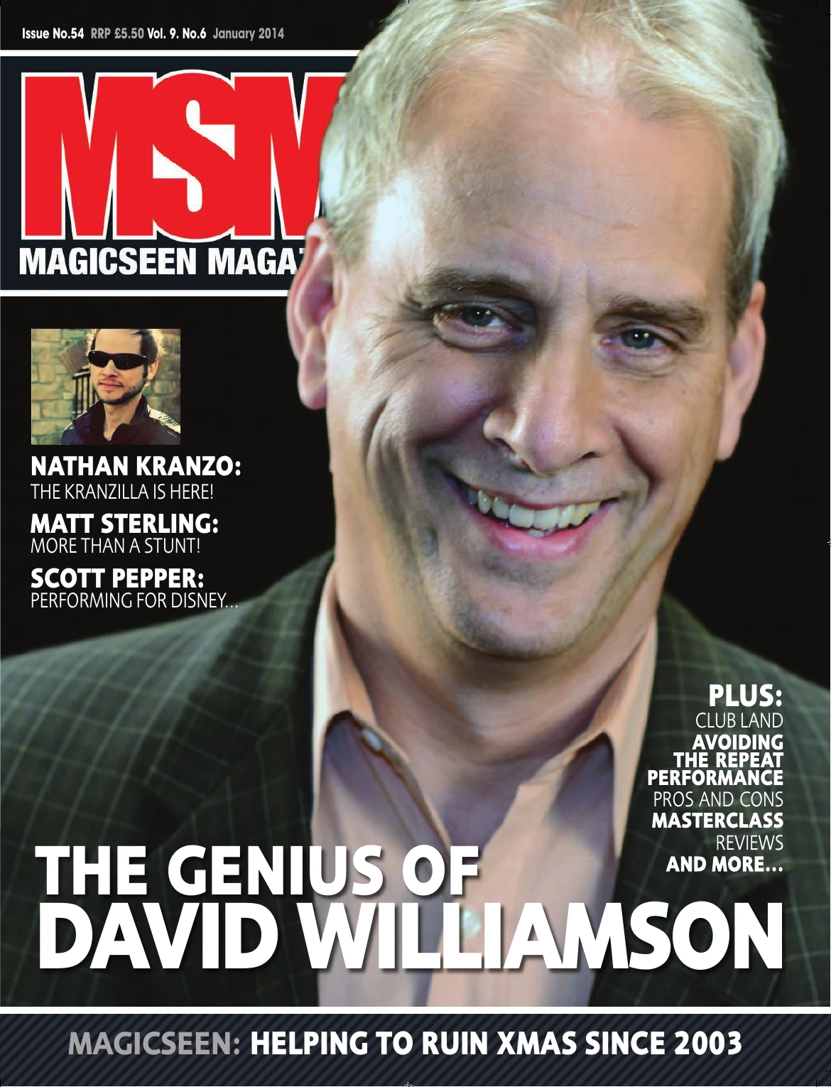Cover of Magicseen, January 2014 · Issue 54